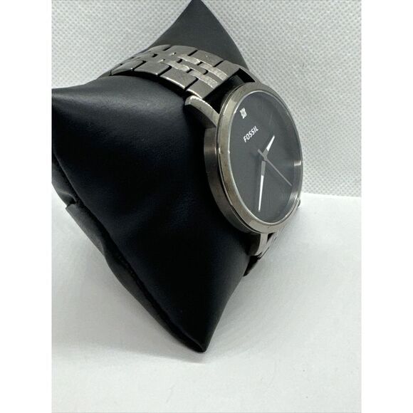 Fossil Lux Luther BQ2419 Men's Smoke Stainless Steel Analog Dial Watch JNA368 - Picture 3 of 11